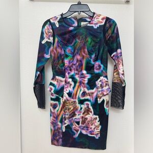 Milly Multicolor Abstract Dress